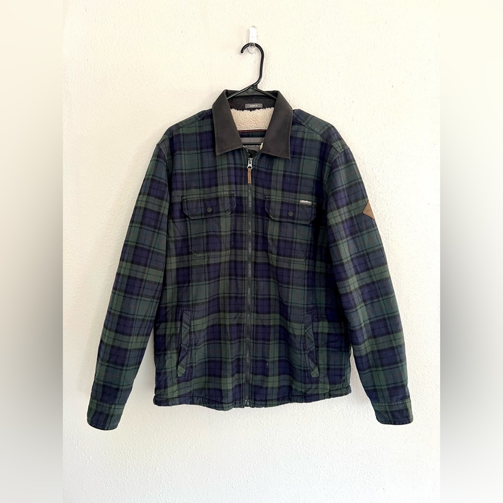 Eddie Bauer Sherpa Lined Flannel - Men’s Medium